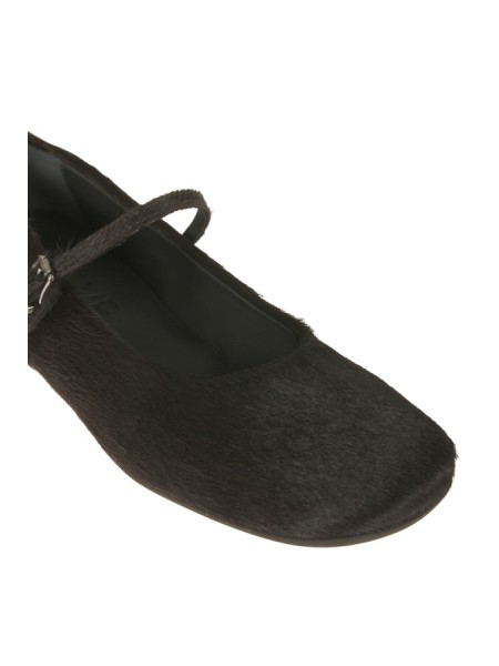 Scarpe Poeve Ballerina in Cavallino Moro